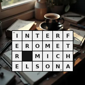 Rozwiązanie krzyżówki: interferometr michelsona - interferometr michelsona | hasła, synonimy i podpowiedzi Hasło krzyżówkowe interferometr michelsona - interferometr michelsona – rozwiązanie, synonimy, podpowiedzi i definicje krzyżówkowe